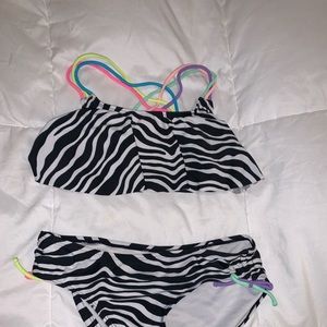 Kids zebra bathing suit
